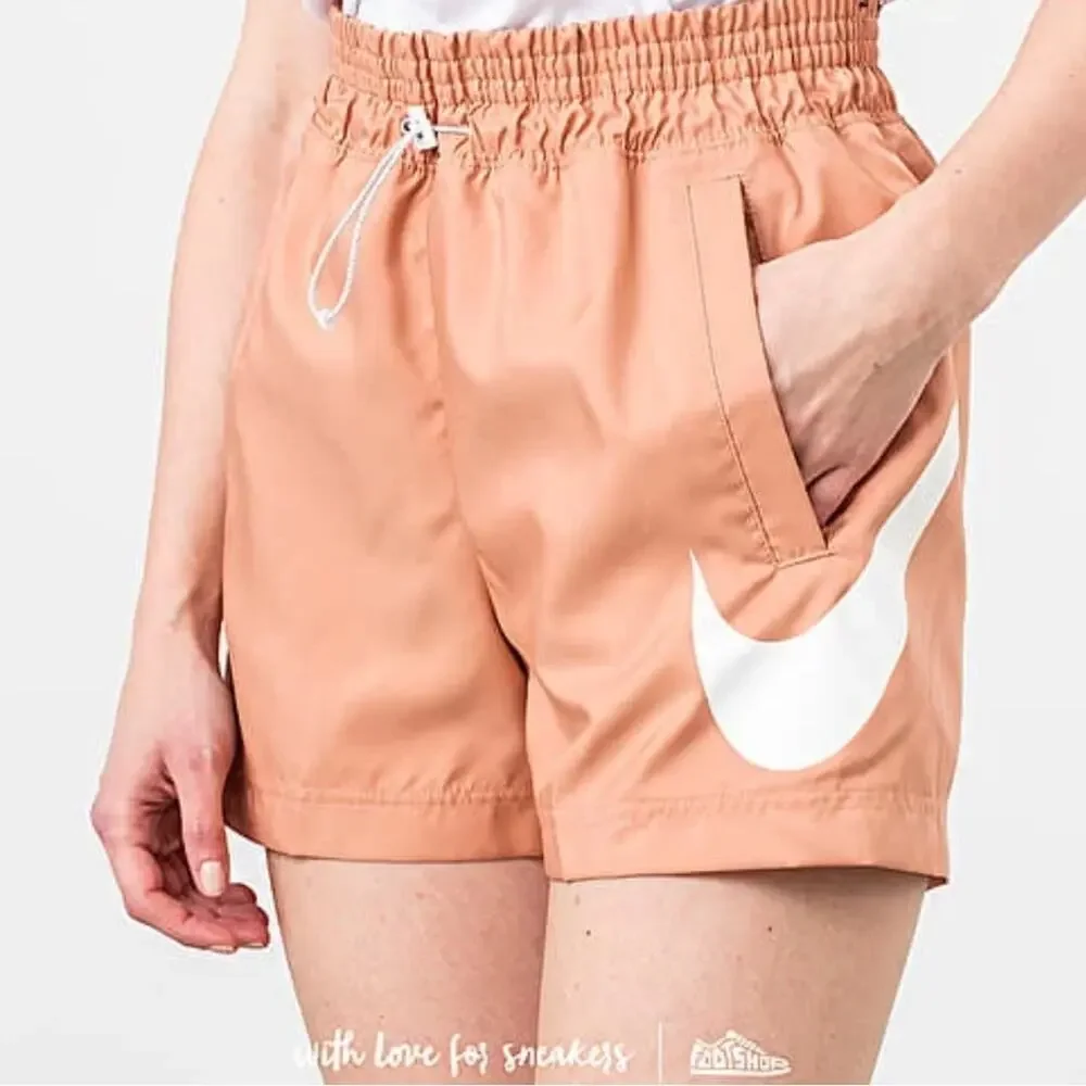 NIKE - Coral Swoosh Athletic Shorts - SMALL